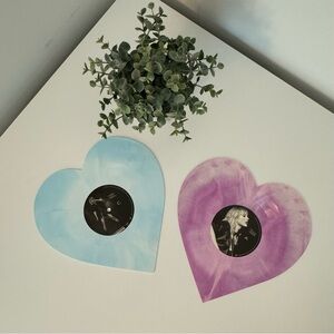 SOLD DAMAGED Official Taylor Swift Lover Live From Paris Heart Shaped Vinyl